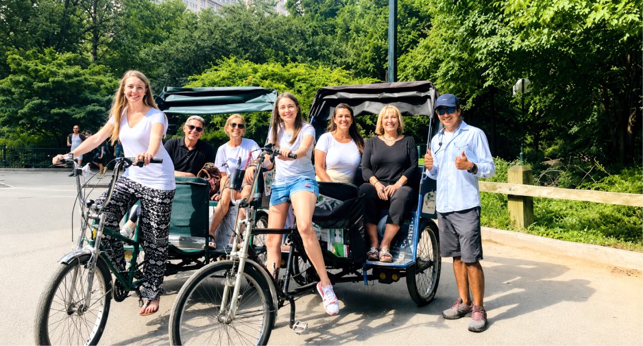 NYC Pedicab Tours Gallery 6 Fun for the Family — NYC pedicab tours gallery