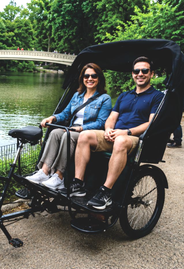 Central Park Proposal Tour 1 Romantic Central Park proposal pedicab ride