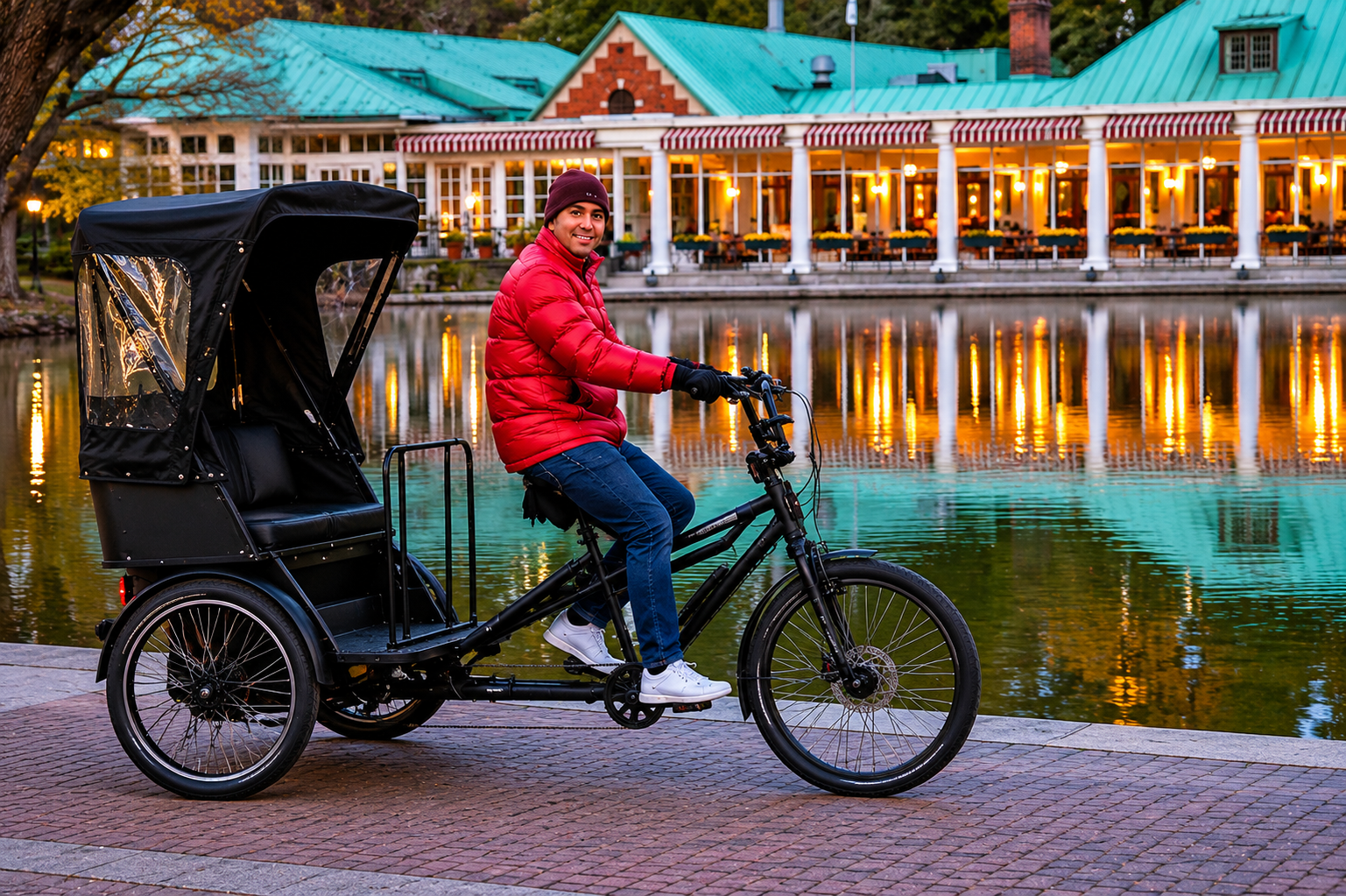 Central Park Rickshaw Tour 1 Central Park rickshaw pedicab ride